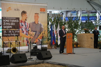 Janez Erjavec, predsednik uprave Pomurskega sejma, AGRA 2018<br>(Avtor: Milan Skledar)