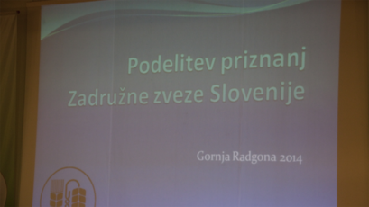 Podelitev priznanj ZZS na sejmu AGRA 2014