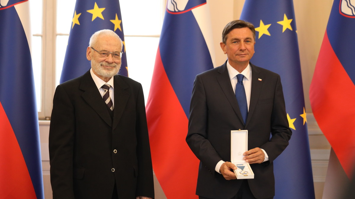 Dr. Erhard Busek in Borut Pahor, predsednik RS<br>(Avtor: Milan Skledar)