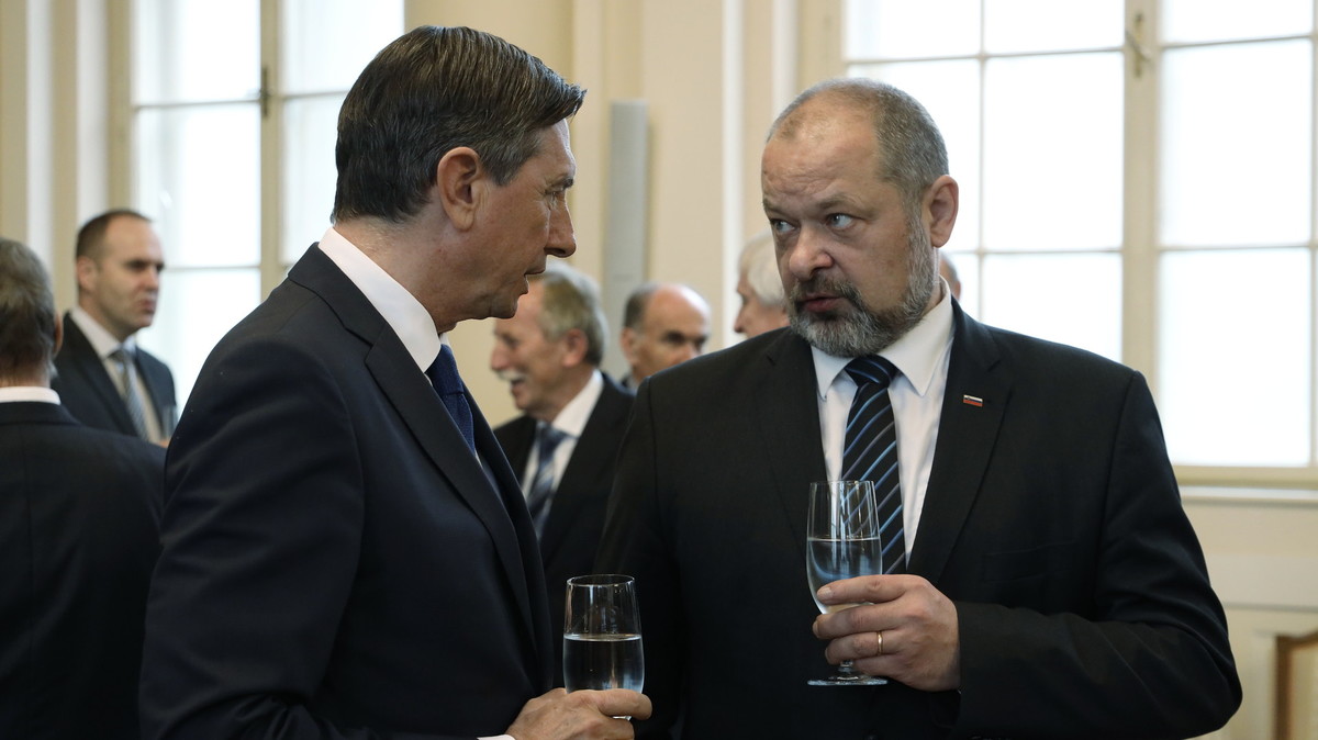 Borut Pahor, predsednik RS in Alojz Kovšca, predsednik DS<br>(Avtor: Milan Skledar)