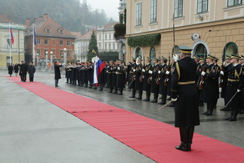 Borut Pahor, predsednik RS in Nj. eksc. Nicos Anastasiades, predsednik Republike Ciper.<br>(Avtor: Milan Skledar)