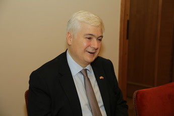 Nj. eksc. Irakli Koplatadze, veleposlanik Gruzije<br>(Avtor: Milan Skledar)