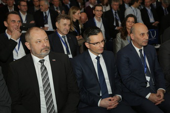 Alojz Kovšca, predsednik Državnega sveta RS in Marjan Šarec, predsednik vlade RS<br>(Avtor: Milan Skledar, S-tv)