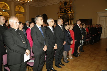 Sprejem veleposlanika Republike Poljske v Narodni galeriji v Ljubljani<br>(Avtor: Milan Skledar)