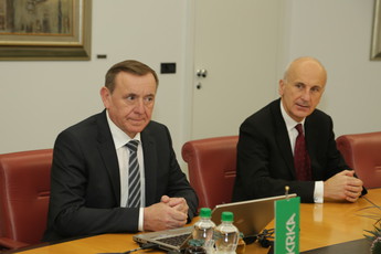 Jože Colarič, predsednik uprave in generalni direktor tovarne Krka d.d.<br>(Avtor: Milan Skledar)
