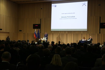 Zdravko Počivalšek, Minister za gospodarski razvoj in tehnologijo na 13. Vrhu slovenskega gospodarstva<br>(Avtor: Milan Skledar)