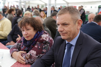 Peter Vrisk, predsednik ZZS in predsednica uprave DBS, Sonja Anadolli<br>(Avtor: Milan Skledar)