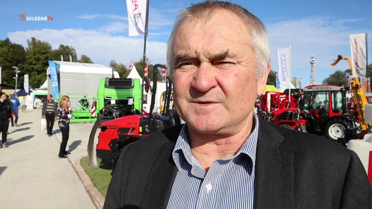 Anton Medved, predsednik Sindikata kmetov Slovenije<br>(Avtor: Milan Skledar)