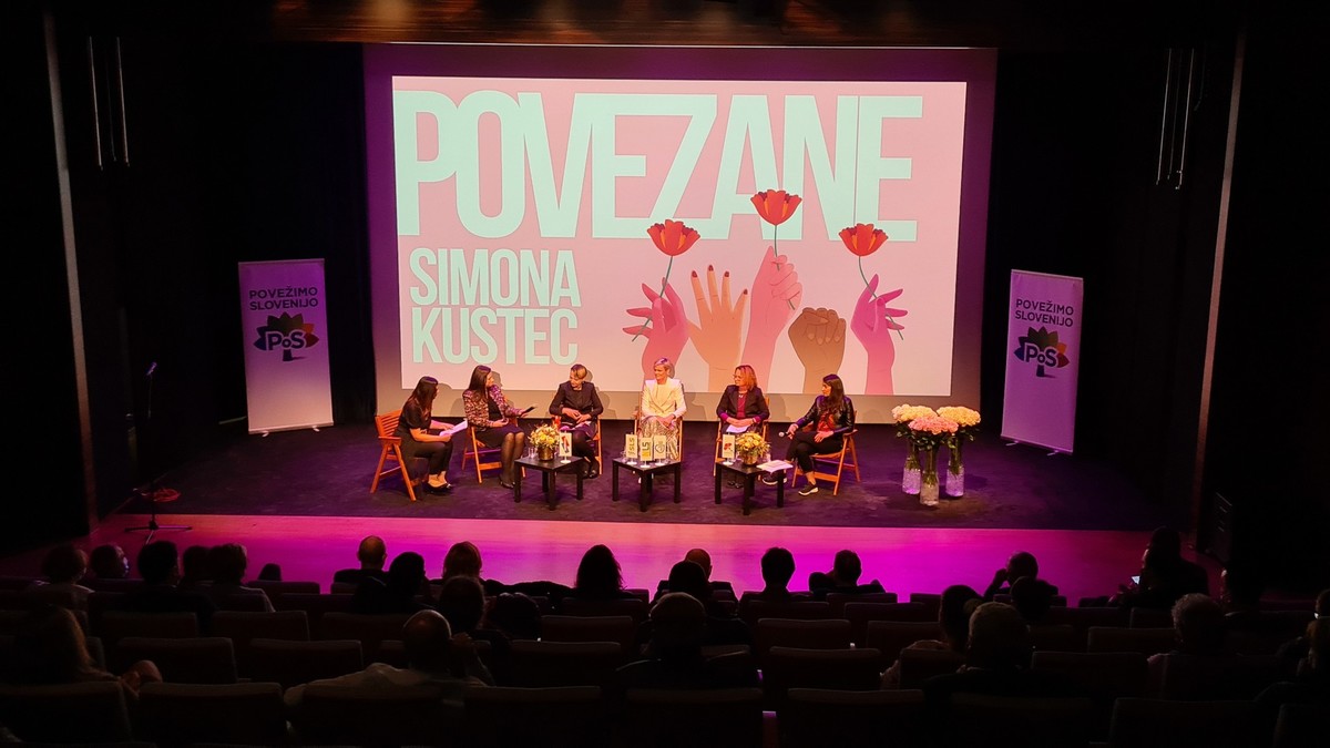  PoS - Povezane za 8. marec, srečanje Povežimo Slovenijo v Cankarjevem domu v Ljubljani, 2022<br>(Avtor: Milan Skledar)