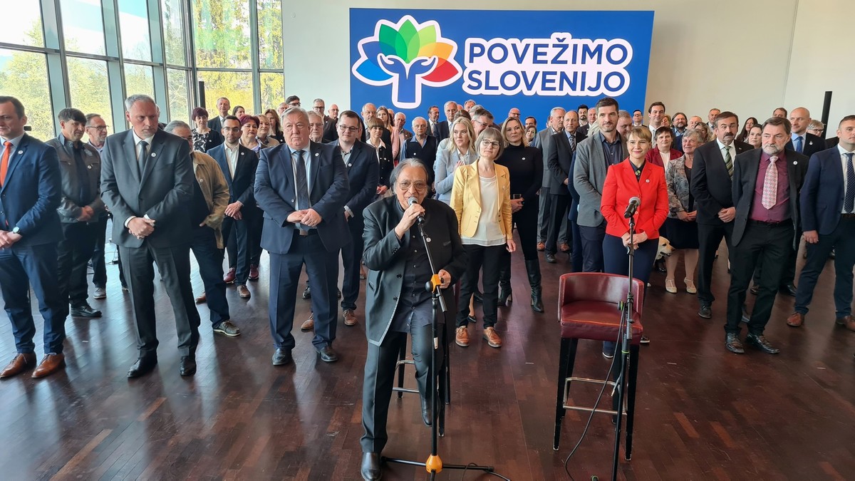  Predstavitev kandidatov Gibanja Povežimo Slovenijo (PoS), 26. marca 2022, v Ljubljani<br>(Avtor: Milan Skledar)