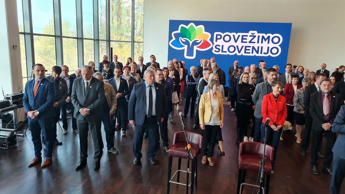  Predstavitev kandidatov Gibanja Povežimo Slovenijo (PoS), 26. marca 2022, v Ljubljani<br>(Avtor: Milan Skledar)