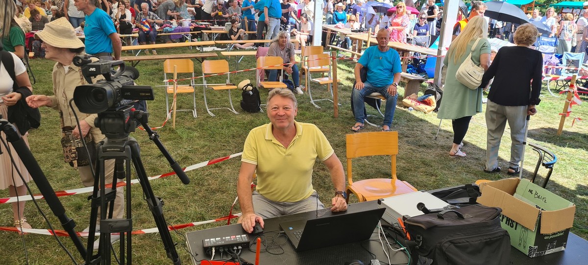 Milan Skledar, duhovni seminar s p. Jamesom Manjackalom na Kureščku, 8., 9. in 10. avgust 2025<br>(Avtor: Milan Skledar)