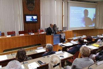 Alojz Kovšca, predsednik DS, 7. strateška konferenca Vrednost inovacij - Brez predaha za zdrav jutri <br>(Avtor: Milan Skledar)