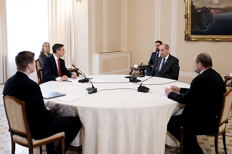 Izredno srečanje štirih predsednikov v luči koronavirusa<br>(Avtor: Danijel Novaković/STA)