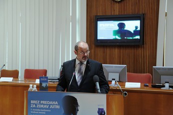 Alojz Kovšca, predsednik DS, 7. strateška konferenca Vrednost inovacij - Brez predaha za zdrav jutri <br>(Avtor: Milan Skledar)
