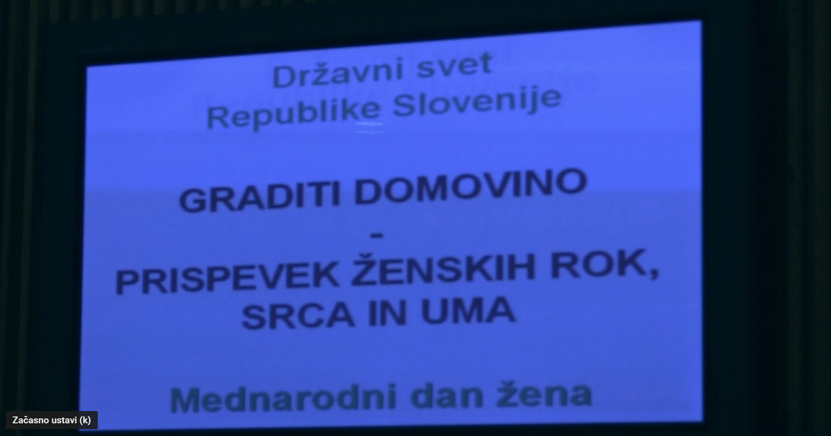 Graditi domovino – prispevek ženskih rok, srca in uma - Državni svet 2019