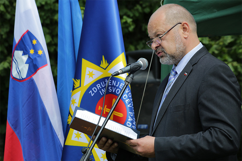 Alojz Kovšca, predsednik Državnega sveta RS slavnostni govornik na Cesarskem vrhu<br>(Avtor: Milan Skledar)