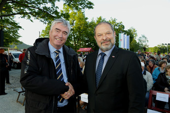 Alojz Kovšca, predsednik Državnega sveta in Dr. Milan Zver, evropski poslanec<br>(Avtor: Milan Skledar)