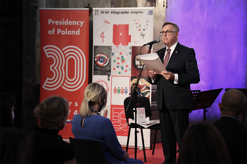 Koncert ob zaključku poljskega in začetku madžarskega predsedovanja Višegrajski skupini<br>(Avtor: Milan Skledar)