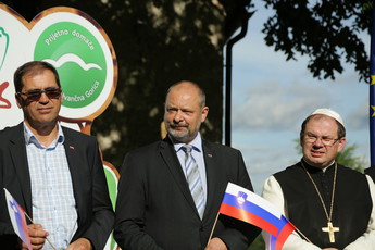 Alojz Kovšca, predsednik Državnega sveta in Dušan Strand, župan občine Ivančna Gorica<br>(Avtor: Milan Skledar)
