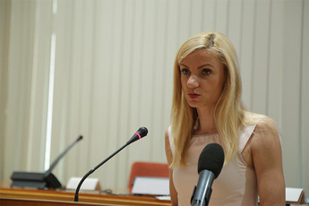 Tina Heferle, podpredsednica Državnega zbora<br>(Avtor: Milan Skledar)