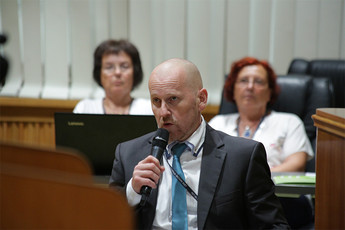 Borut Sever, predsednik Nacionalega sveta invalidskih organizacij Slovenije <br>(Avtor: Milan Skledar)