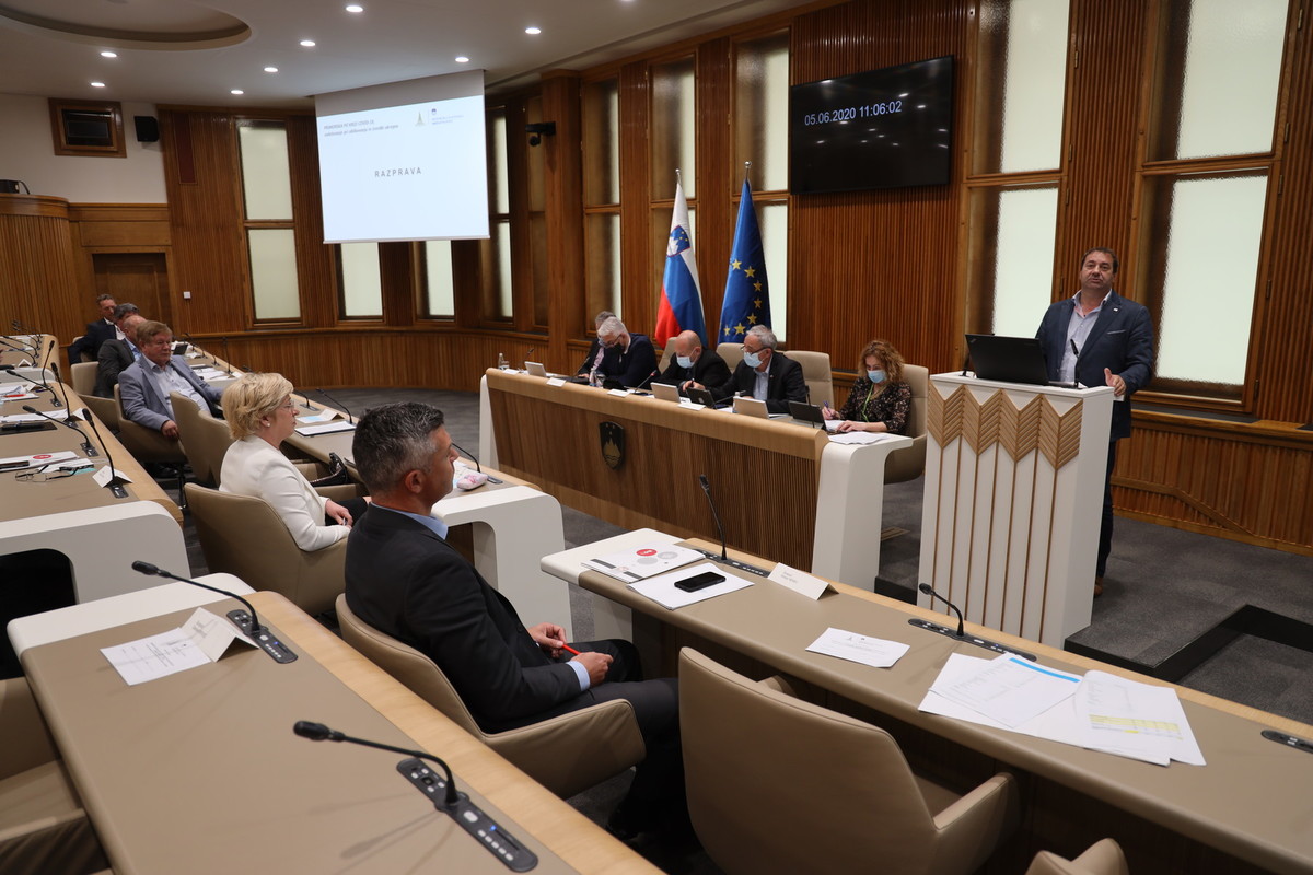 Posvet v Državnem svetu: Primorska po krizi COVID-19, sodelovanje pri oblikovanju in izvedbi ukrepov<br>(Avtor: Milan Skledar)