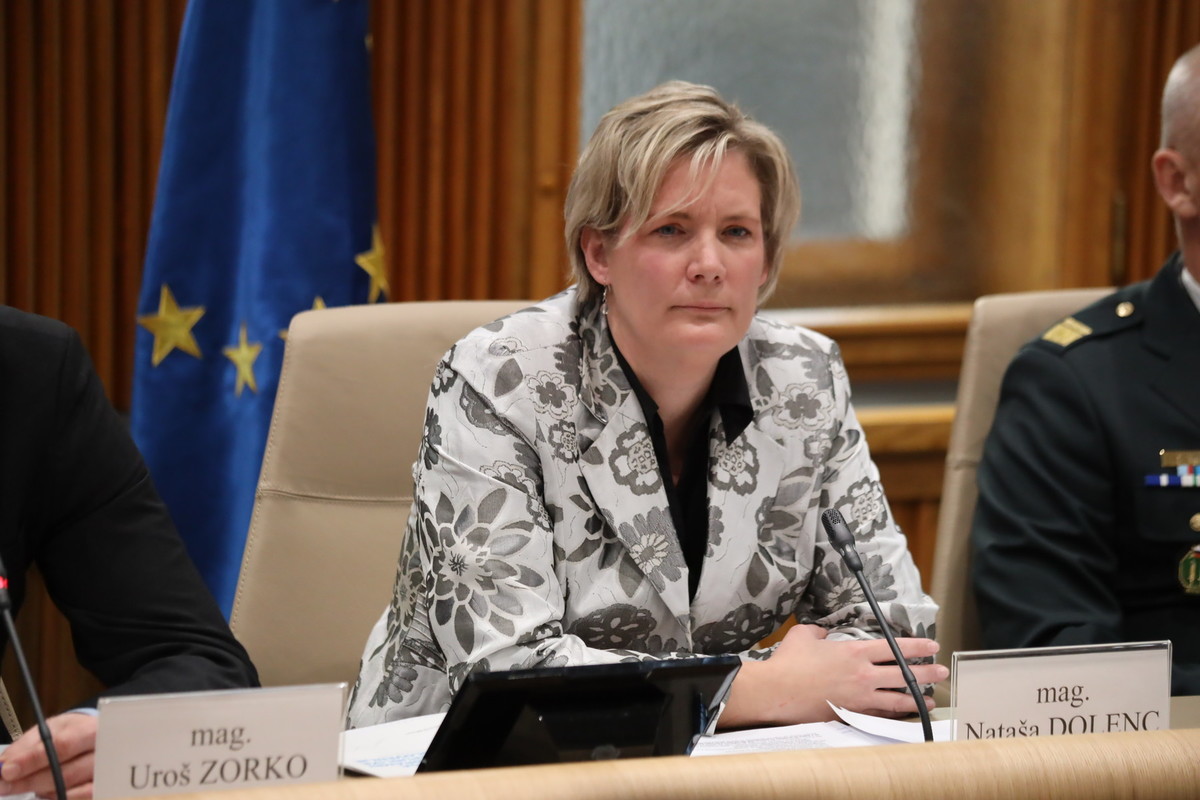 Mag. Nataša Dolenc, državna sekretarka, Ministrstvo za obrambo RS<br>(Avtor: Milan Skledar)