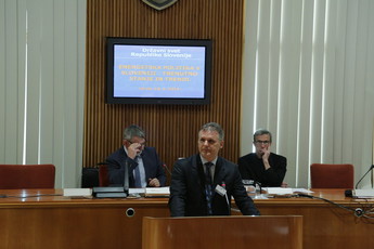 Mag. Bojan Kumar, državni sekretar na Ministrstvu za Infrastrukturo <br>(Avtor: Milan Skledar)