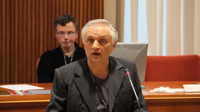 Andrej Magajna, predsednik KSS - Krščanski socialisti Slovenije (Foto: M. Skledar<br>(Avtor: Milan Skledar)