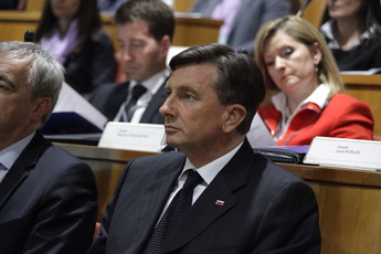 Borut Pahor, predsednik RS v Državnem svetu, 14. aprila 2014<br>(Avtor: Milan Skledar)