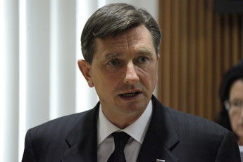Borut Pahor, predsednik RS v Državnem svetu, 14. 4. 2014<br>(Avtor: Milan Skledar)