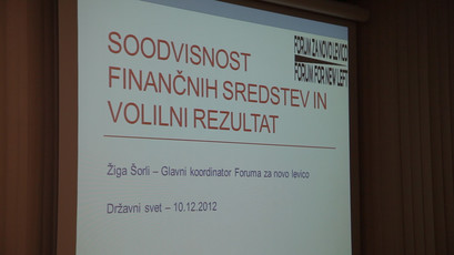 Žiga Šorli o soodvisnosti finančnih sredstev in volilnih rezultatov<br>(Avtor: Milan Skledar)