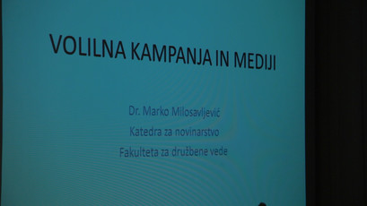 Volilna kampanja in mediji<br>(Avtor: Milan Skledar)