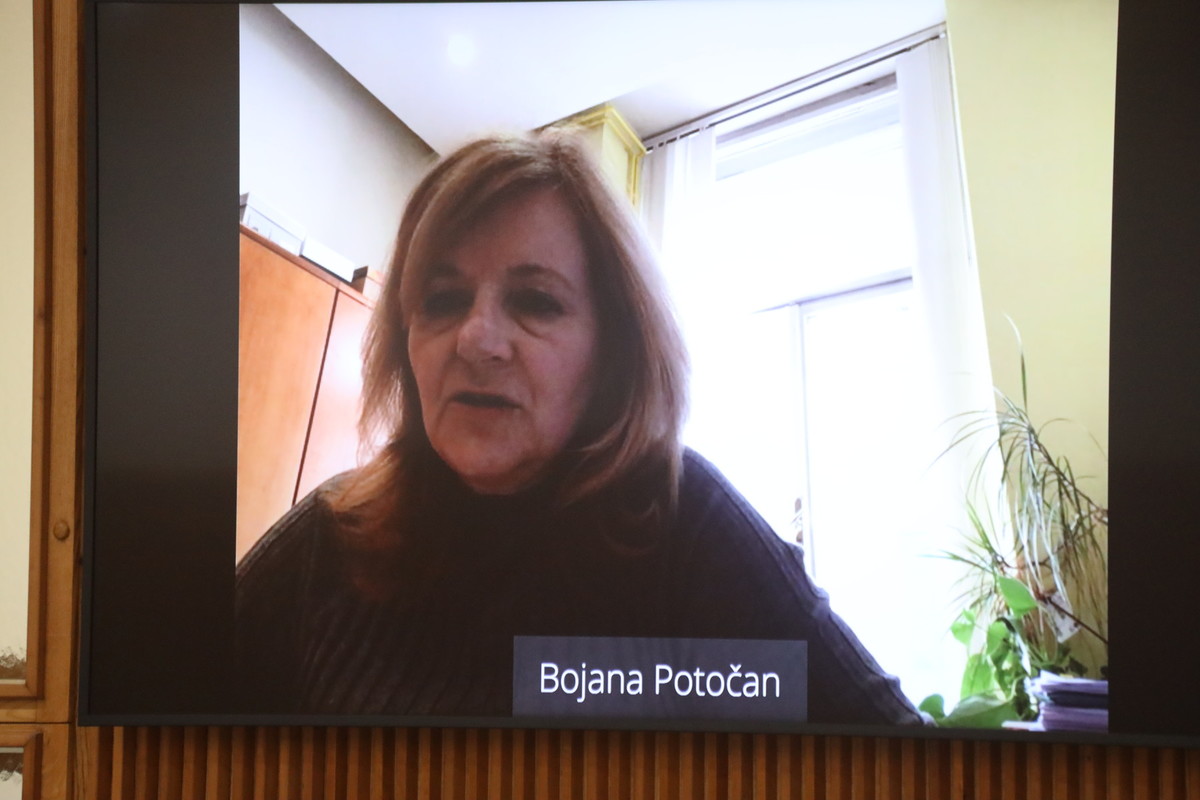 Bojana Potočan, državna svetnica, 38. redna seja Državnega sveta RS<br>(Avtor: Milan Skledar)