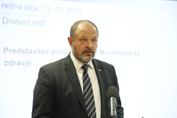 Alojz Kovšca, predsednik DS na 13. redni seji DS, VI. mandat <br>(Avtor: Milan Skledar)