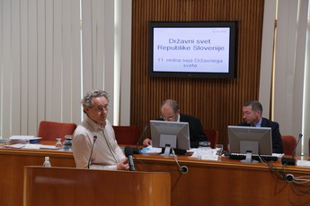 Branimir Štrukelj, državni svetnik na 11. redni seji DS<br>(Avtor: Milan Skledar)