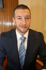 Dr. Dušan Štrus, sekretar DS, 2. redna seja DS<br>(Avtor: Milan Skledar)