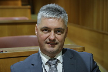 Samo Jereb, član Evropskega računskega sodišča, 56. redna seja DS<br>(Avtor: Milan Skledar)