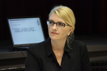 Ariana Debeljak - Pika, vodja kabineta predsednika DS<br>(Avtor: Milan Skledar)