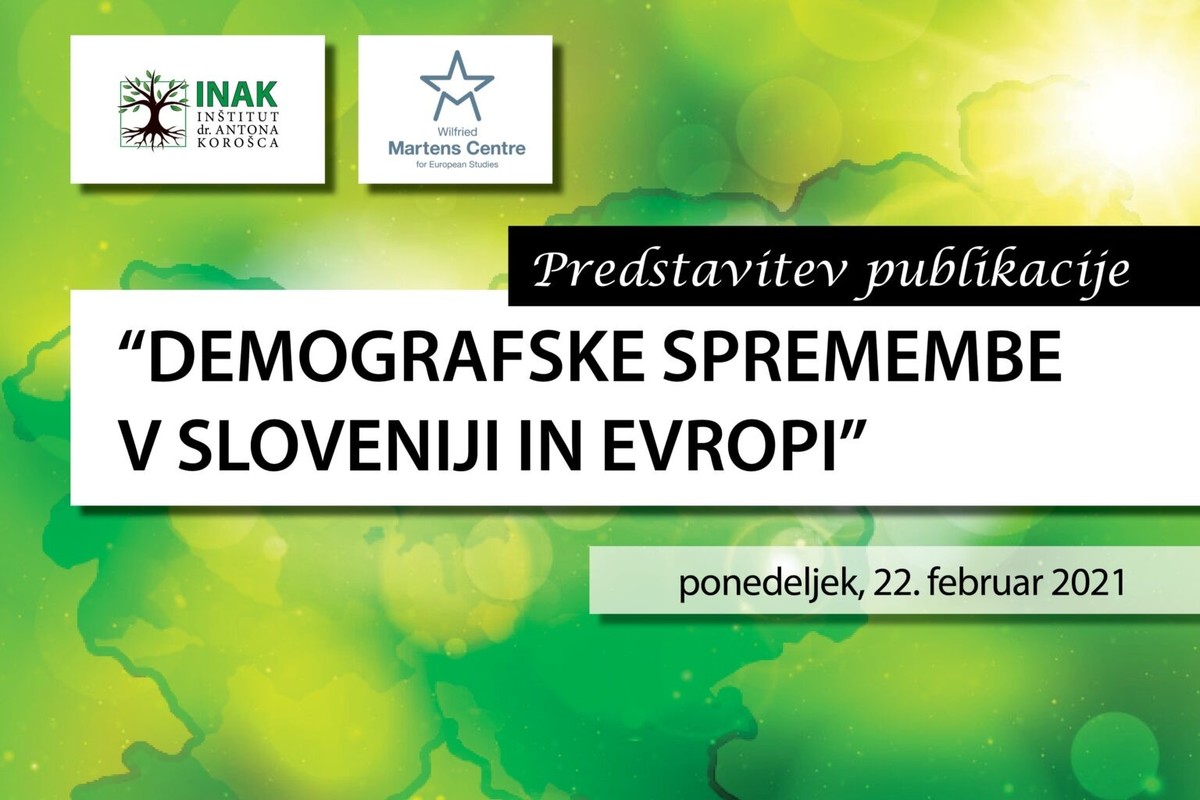 Demografske spremembe v Sloveniji in Evropi - predstavitev knjige
