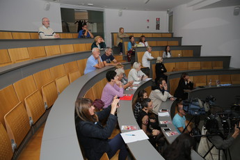 Novinarska konferenca Društva onkoloških bolnikov Slovenije<br>(Avtor: Milan Skledar)