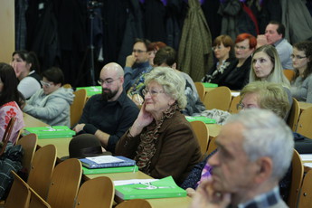 Izzivi varovanja človekovih pravic in temeljnih svoboščin so napoolnili dvorano Pravne fakultete v Ljubljani, kjer je bila 7. decembra 2017 okrogla miza, ki jo je pripravil Varuh človekovih pravic v sodelovanju z ljubljansko Pravno fakulteto<br>(Avtor: Milan Skledar)