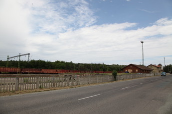 Pogled na železniško postajo Sarvar<br>(Avtor: Milan Skledar)
