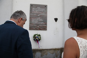 Delegacija na spominski slovesnosti, 22. junij 2012<br>(Avtor: Milan Skledar)
