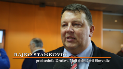 Rajko Stankovič, predsednik Društva Mali delničarji Slovenije<br>(Avtor: Milan Skledar)