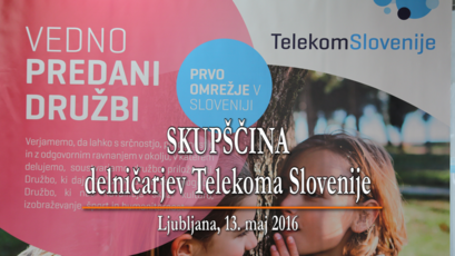 Skupščina delničarjev Telekoma, 13. maj 2016<br>(Avtor: Milan Skledar)