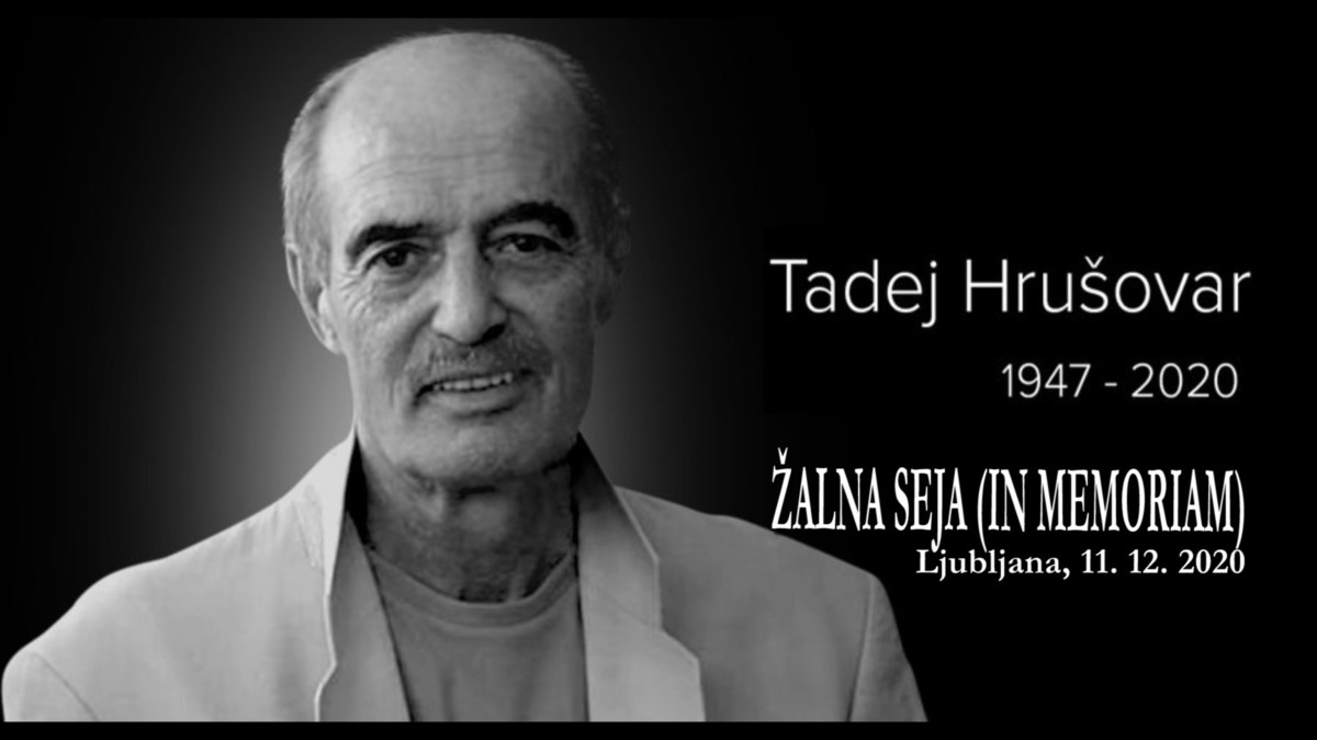 In memoriam: Tadej Hrušovar 1947 - 2020<br>(Avtor: Posnetek zaslona, vir S-tv Skledar)